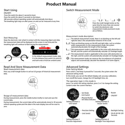 DUKA Electronic Digital Meter: The Ultimate Measuring Tape Tool